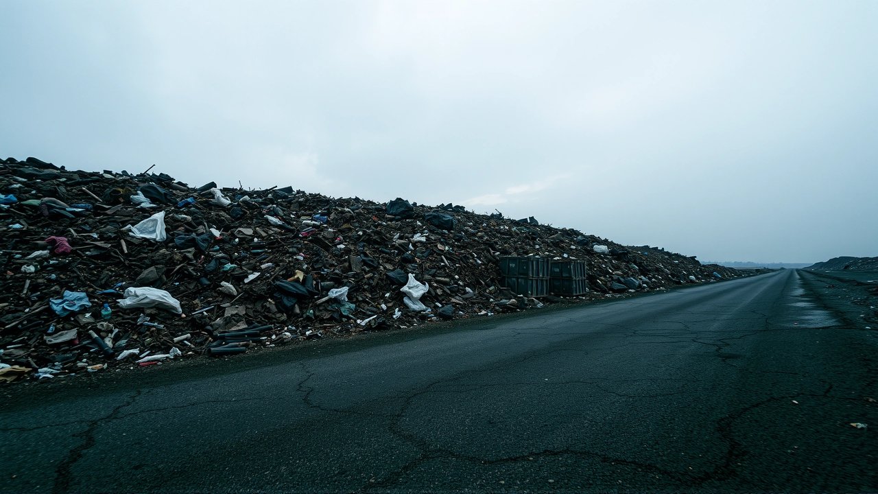 Basura tóxica: un futuro sombrío y desolado