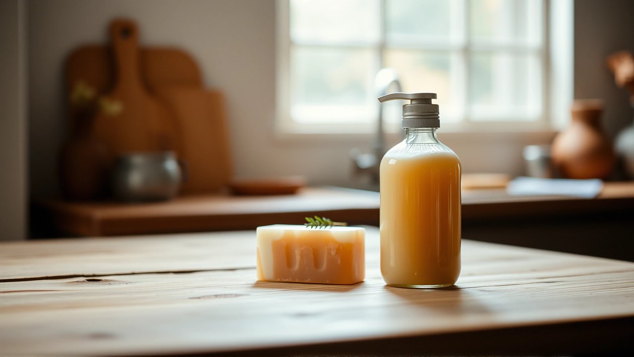 Jabón líquido casero, limpieza natural y sencilla