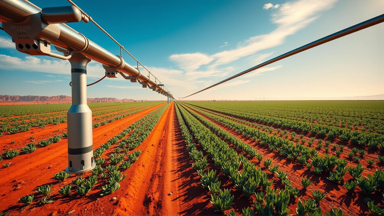 Riego moderno: goteo vs. surcos, agricultura sostenible