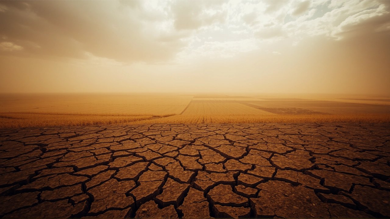 Agricultura devastada: Tierra árida y silenciosa