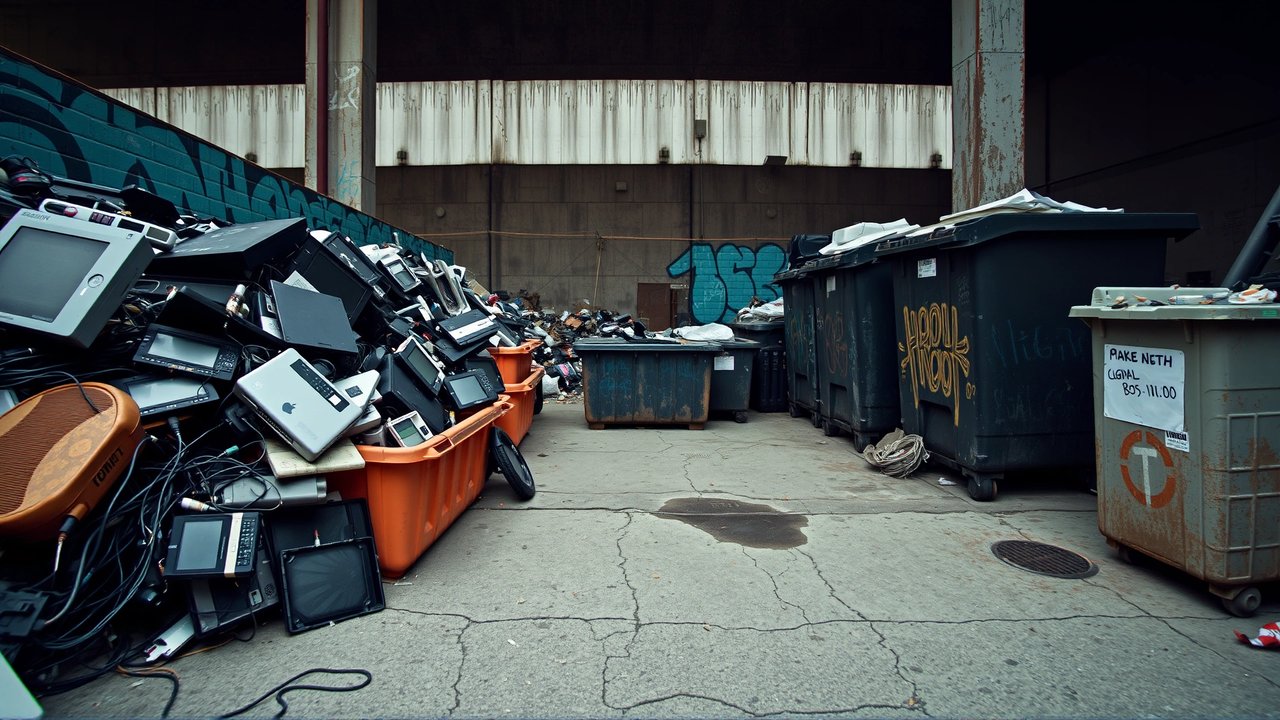 Electrónica desechada, recicla por un futuro sostenible