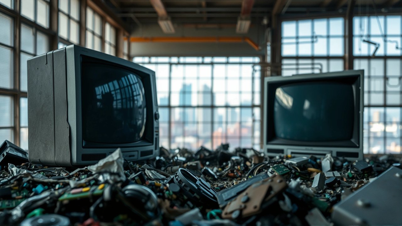 Reciclando televisores: futuro sostenible y ecológico