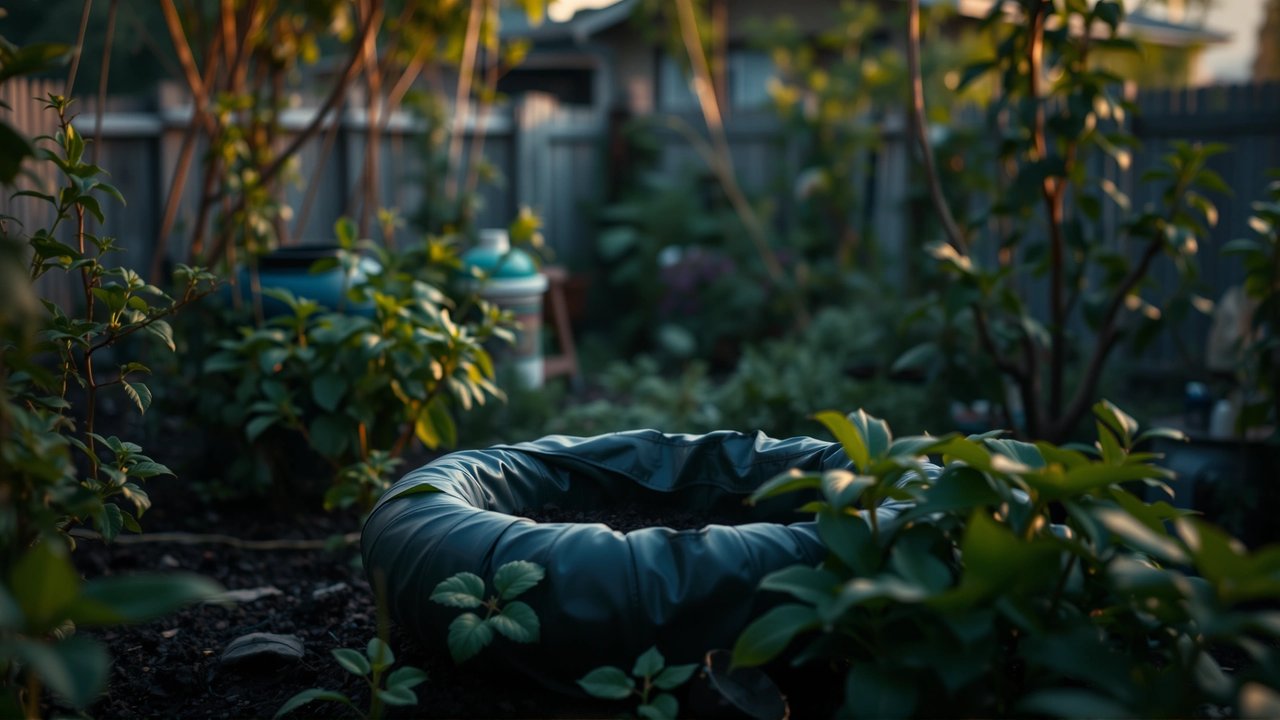 Digestión casera: jardín exuberante, suelo fértil