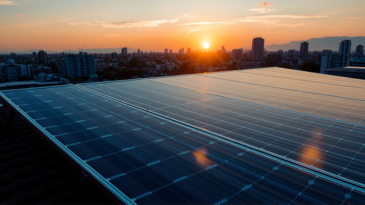 Energía solar urbana: proyecto DIY sostenible