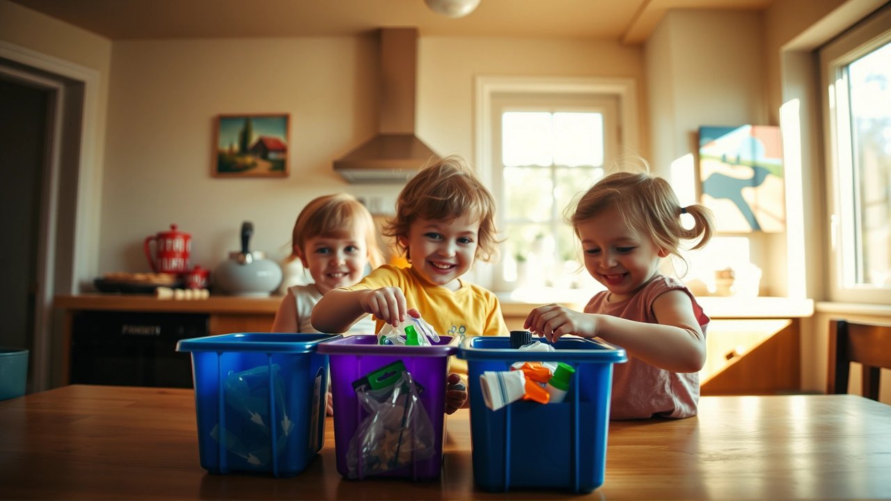 Niños reciclando: guía divertida y práctica