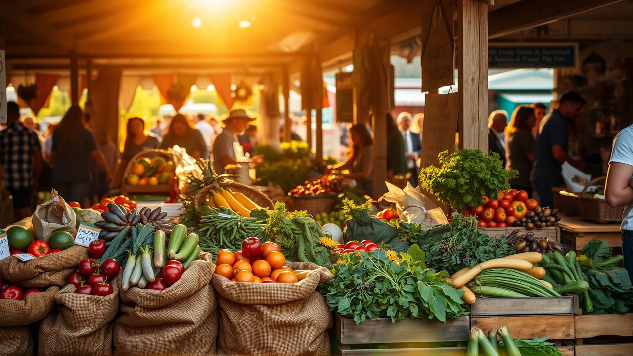 Mercado local, abundancia, futuro sostenible y saludable