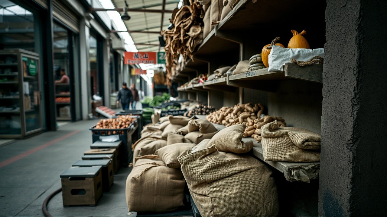 Mercado decadente: elige compra local sostenible